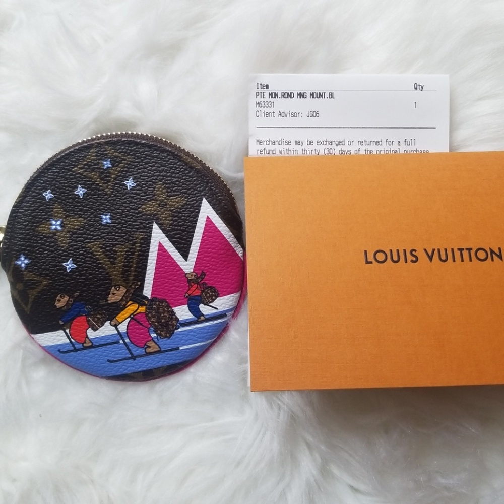 LOUIS VUITTON PORTE MONNAIE ROUND COIN PURSE BEARS - Picture 5 of 8